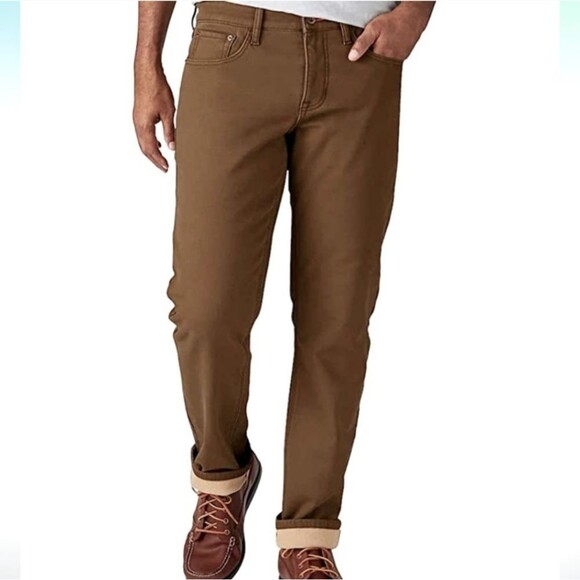 Weatherproof Vintage Stretch Canvas Bonded Fleece Lining Pants Men's Size 40 - Picture 1 of 6